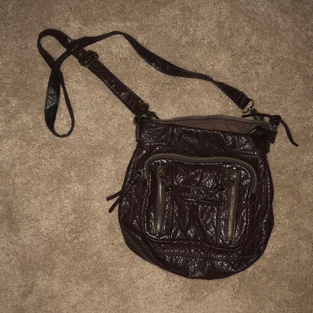 Dark brown satchel